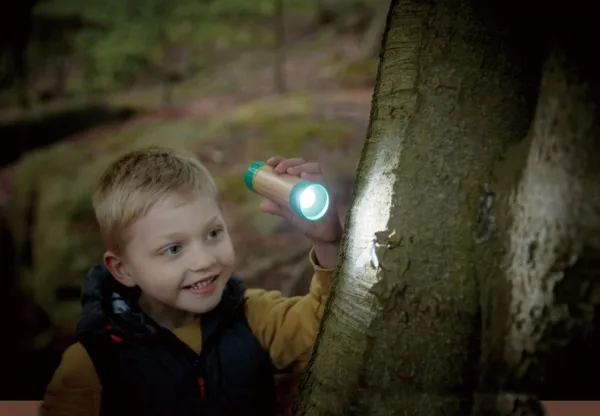 Hape Hand powered flashlight