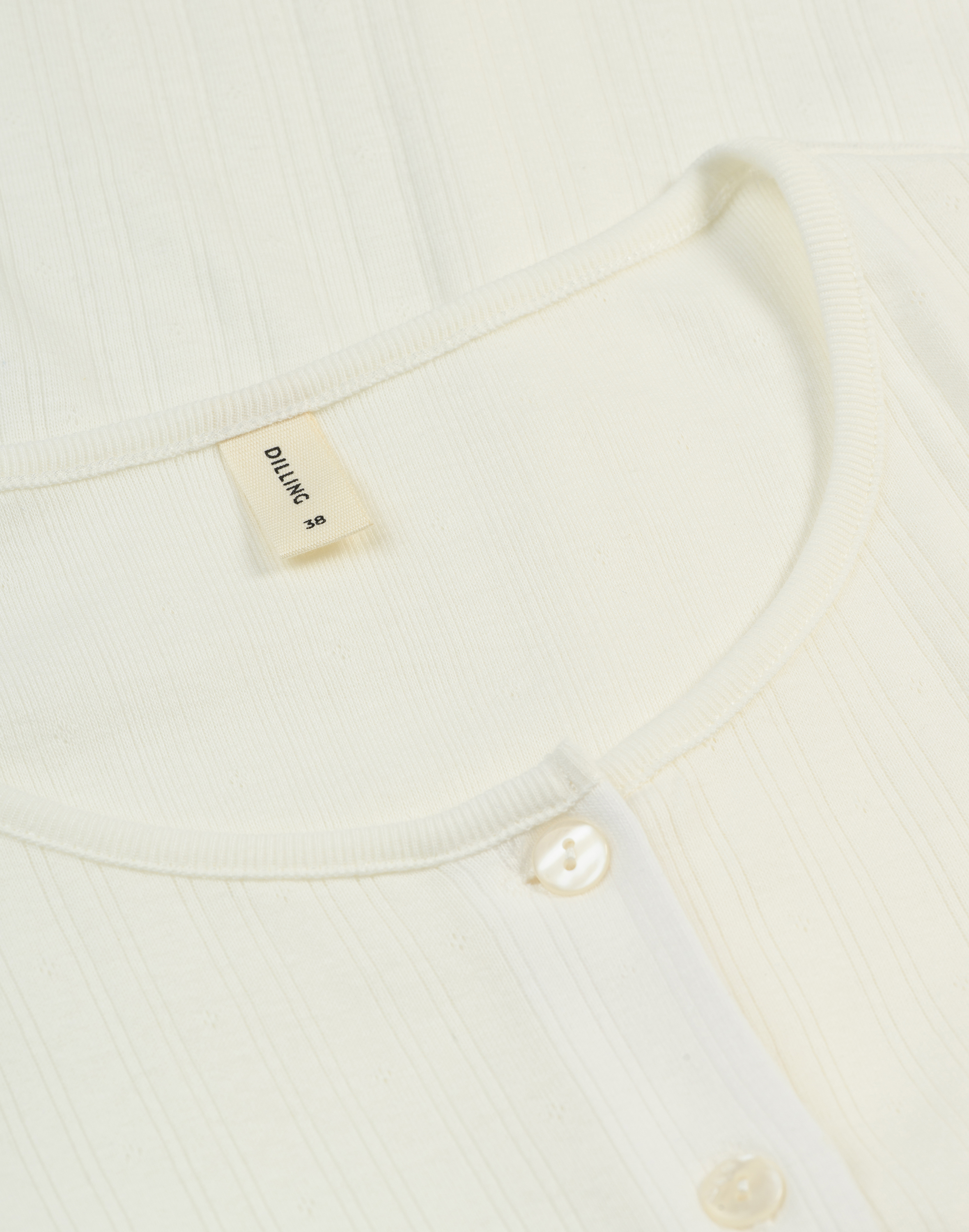 Pointelle cardigan van katoen voor dames