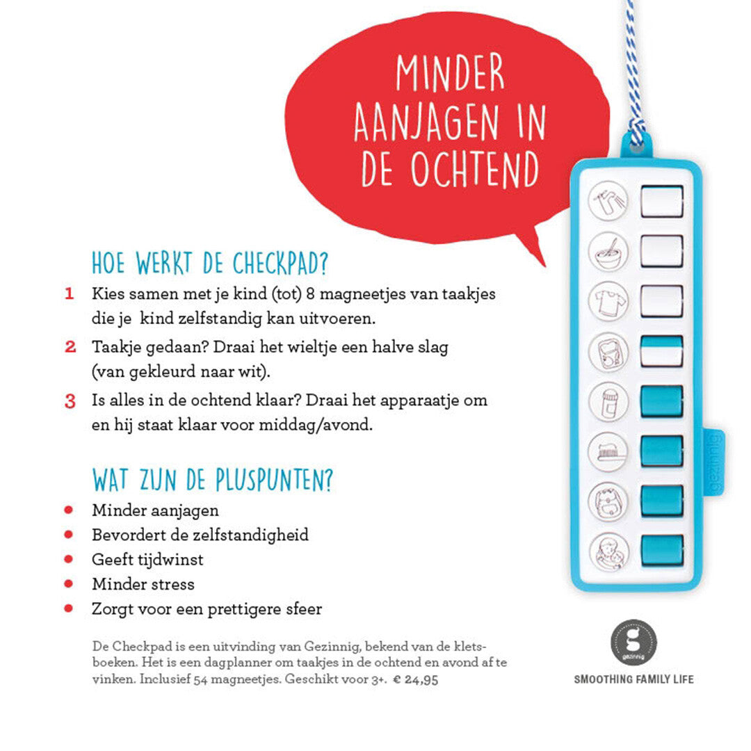 Gezinnig dagplanner rood