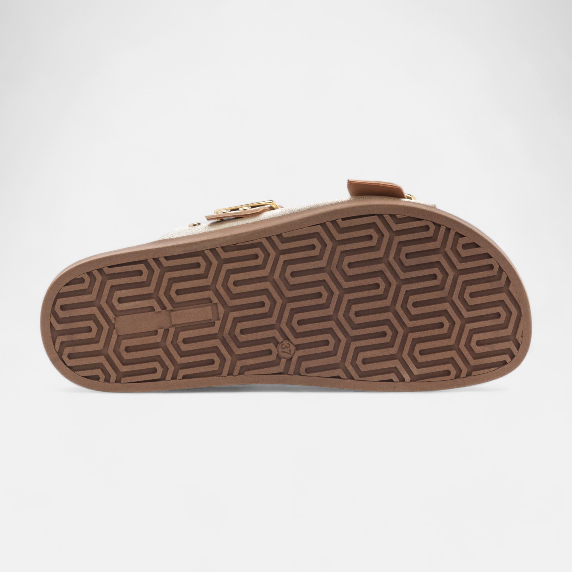 Sandales Femme en cuir or