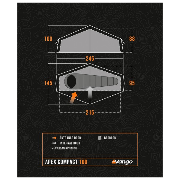 Vango - Apex Compact 100 - Tente 1 place