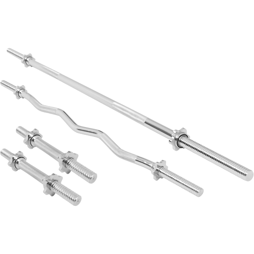 Conjunto de banco de musculação em vinil Gorilla Sports de 100 kg