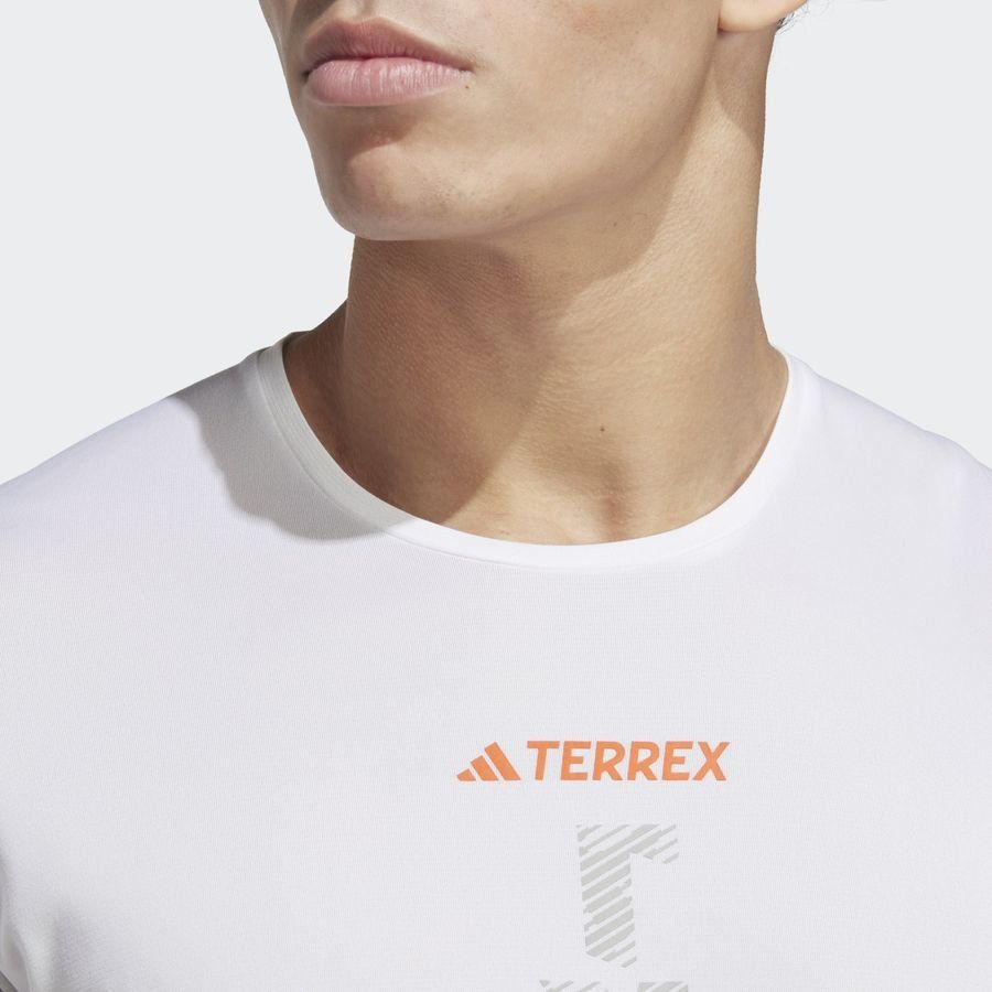 adidas T-shirt Running Terrex Agravic Trail - Blanc