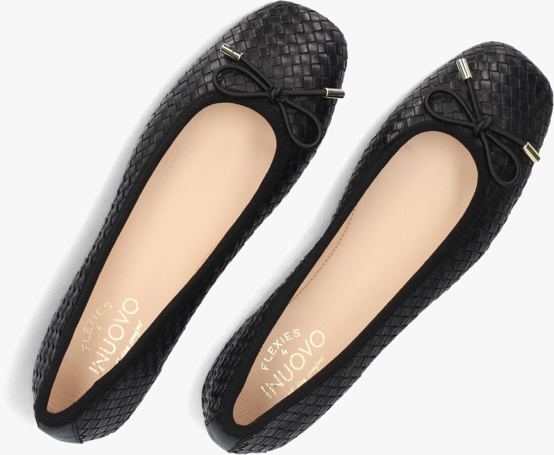 INUOVO zwarte inuovo ballerina's a92018