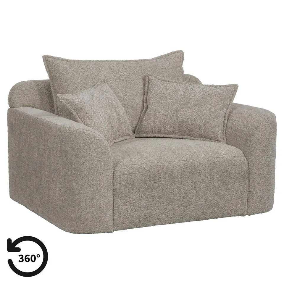 Draaibare Loveseat Elsa - stof Anthology - beige