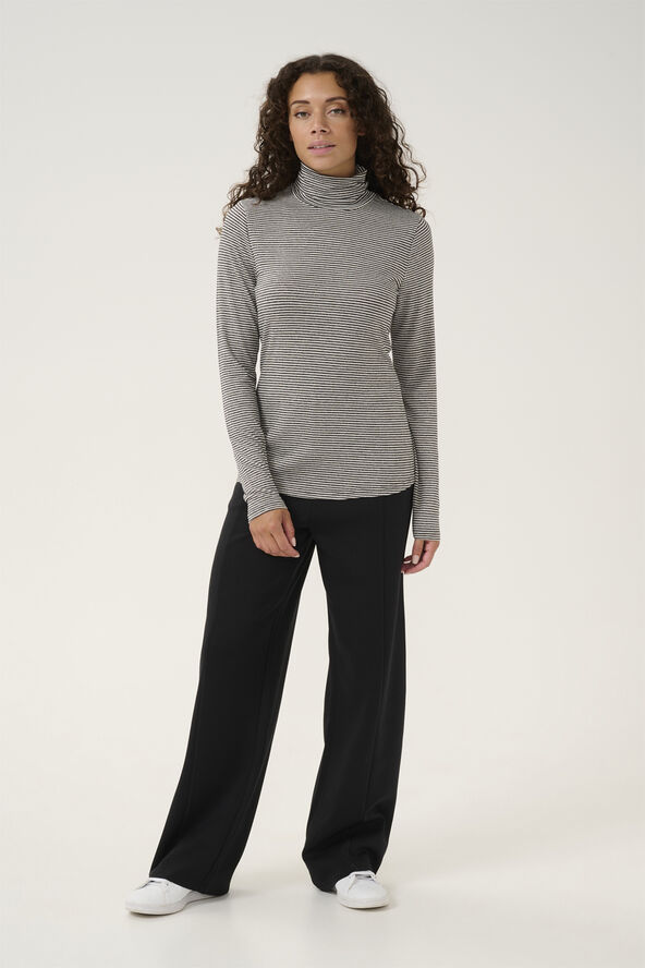 Culture CUalexandra Jersey Rollneck Phantom/whitecap stripe