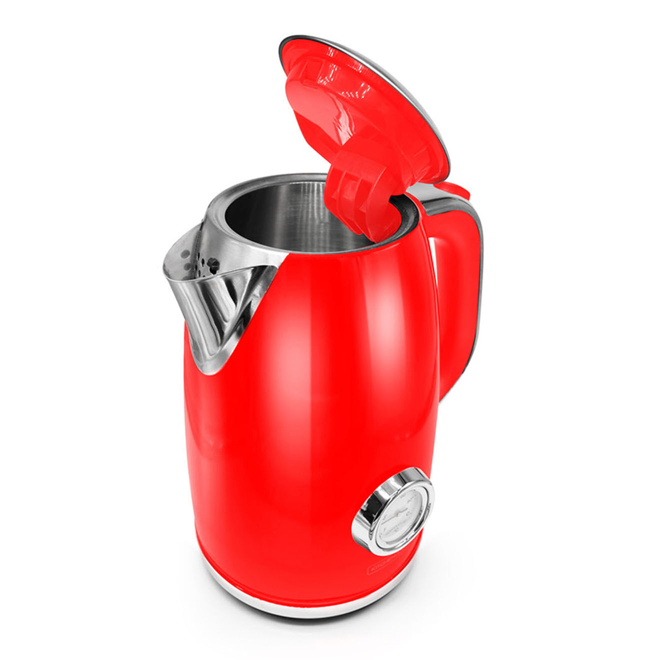 Kitchencook Bouilloire Style rétro rouge - 60.5x23x53 cm