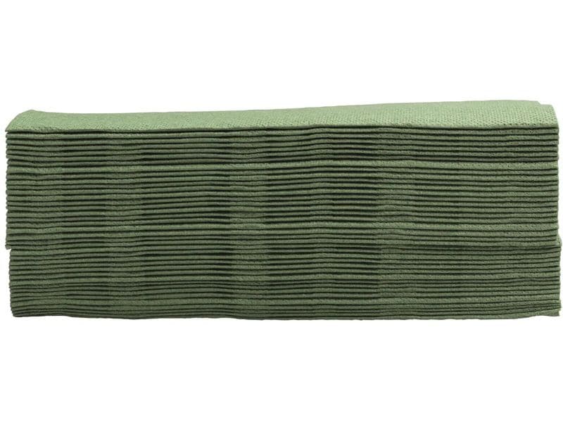 PRO nappe Papierservietten Olivgrün 20 cm x 20 cm, 50 Stück Packung mit 50 Cocktail-Servietten