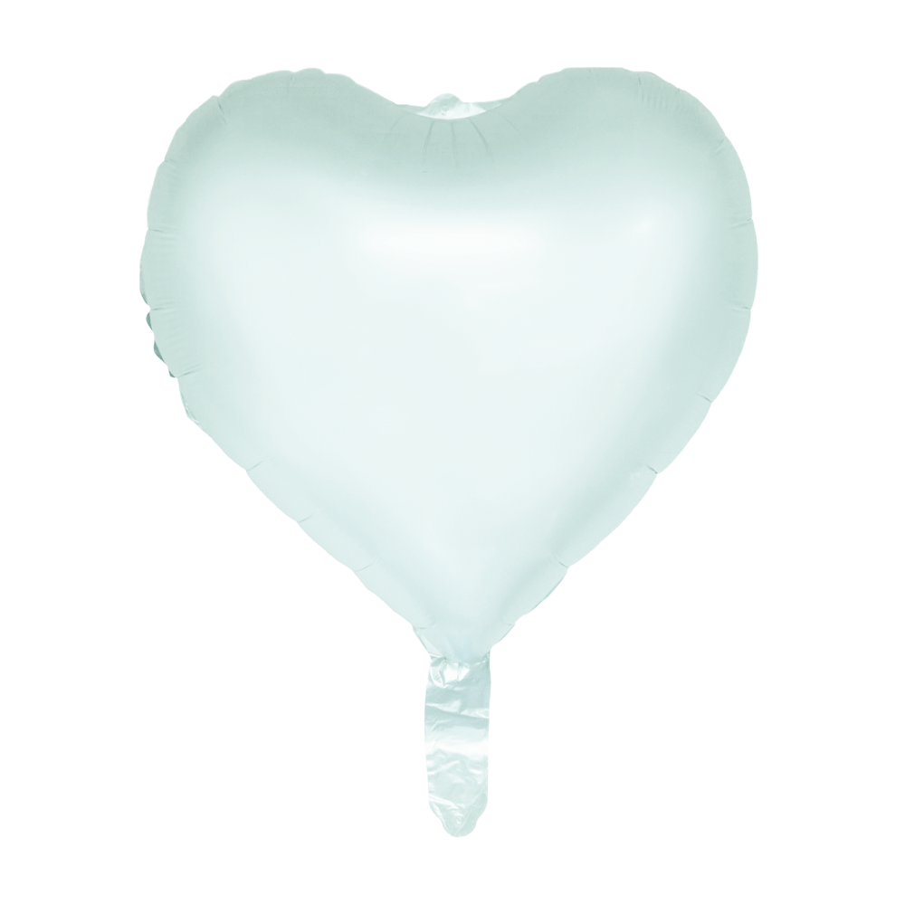 Valentijnsdag Helium Ballon Groen Pastel Leeg 45cm