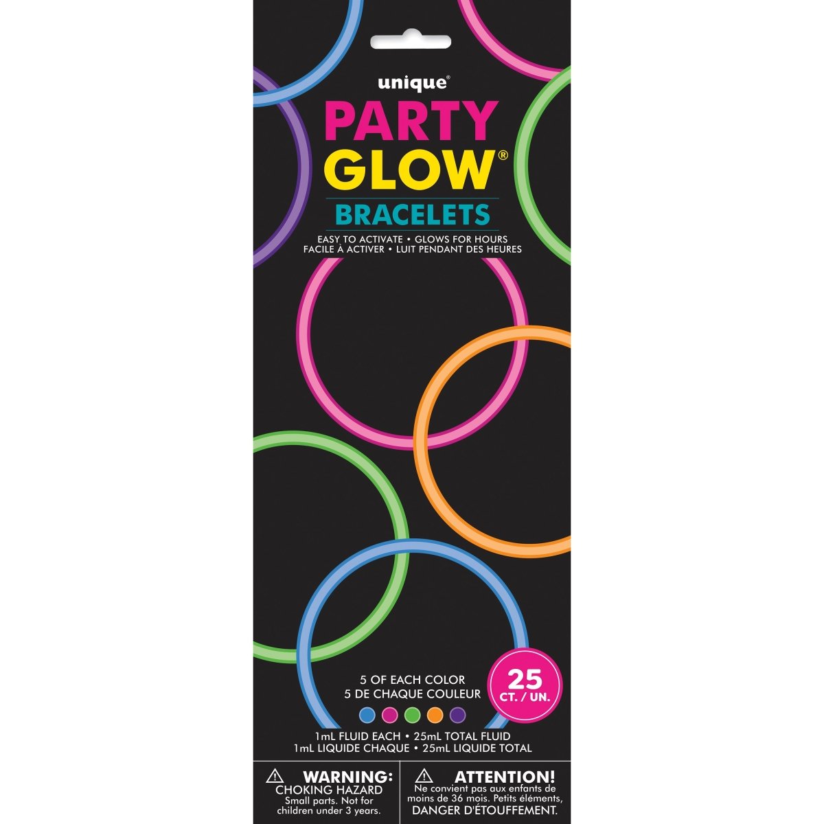 Armbanden Glow In The Dark 25st