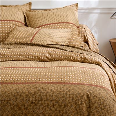 Linge de lit percale petits motifs