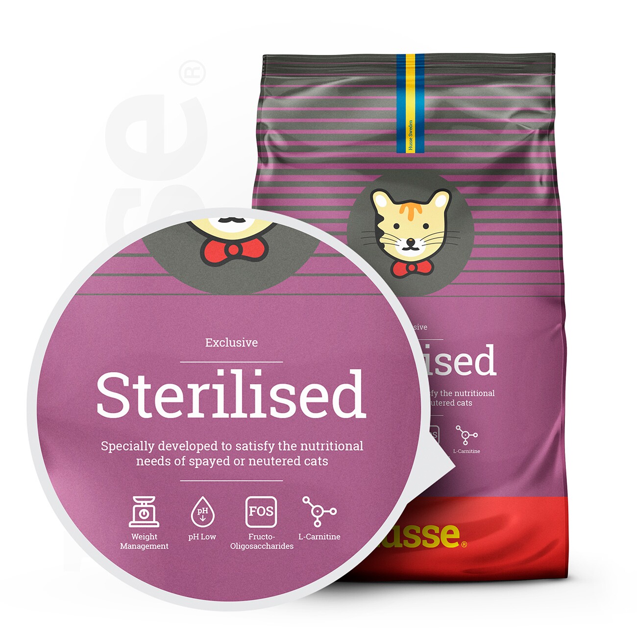 husse Sterilised Huhn & Mais 2 kg