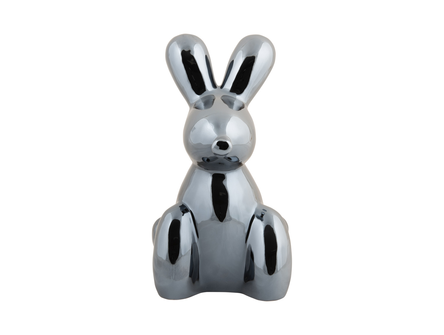 Statue Balloon Bunny Large PT4229BK Black plated