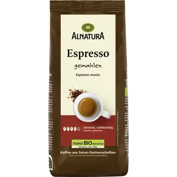 Bio Espresso, gemahlen