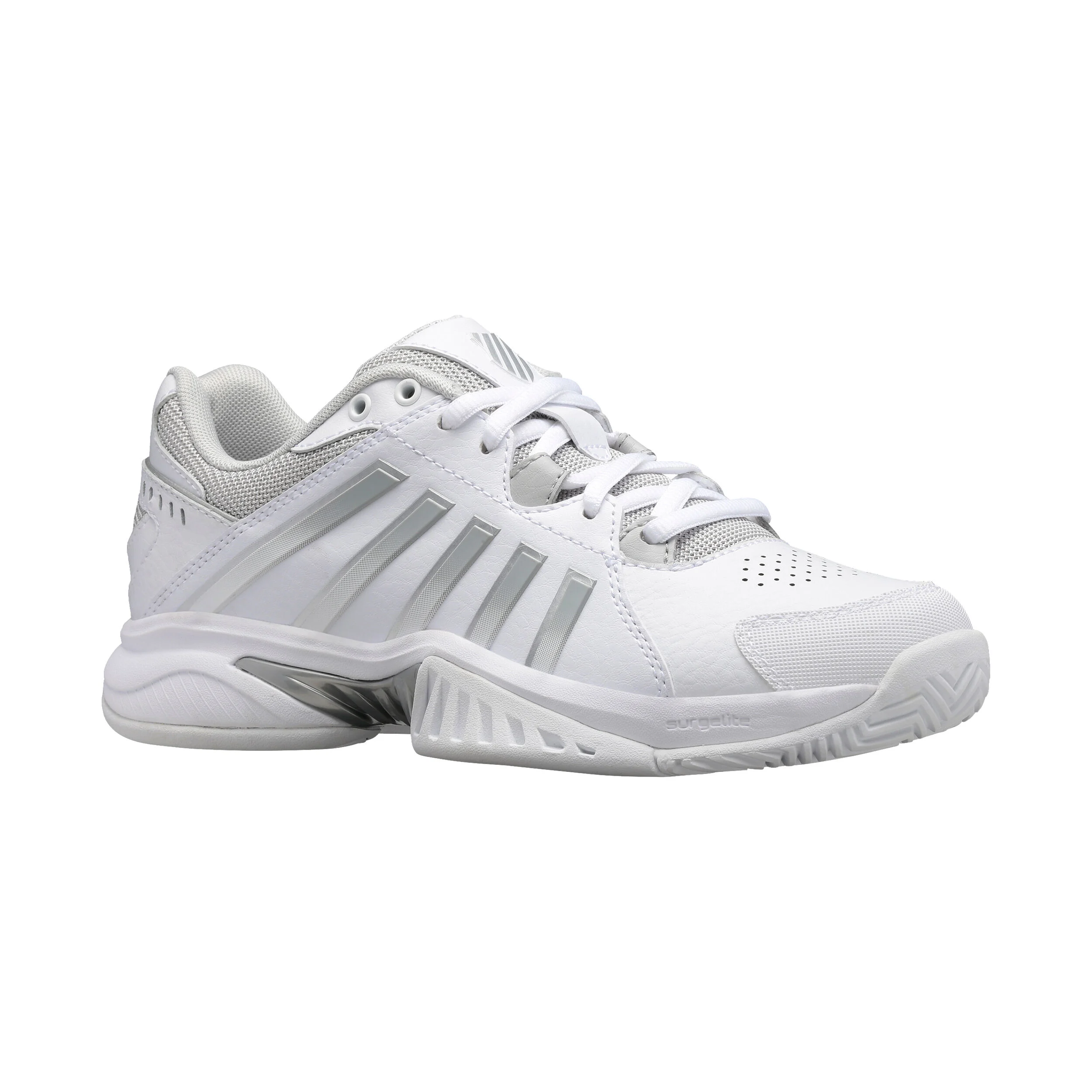 K-Swiss Receiver V Chaussures Toutes Surfaces Femmes - Blanc , Argent