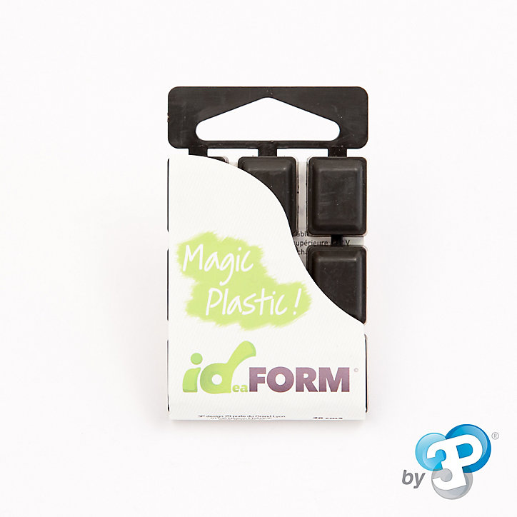 Tablette plastique thermoformable 20 cm3 noir