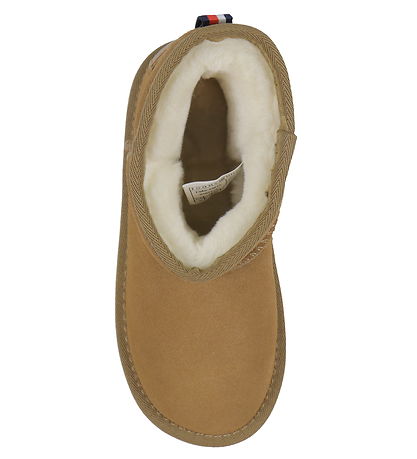 Tommy Hilfiger BamseStøvler - Fur Boot - Camel