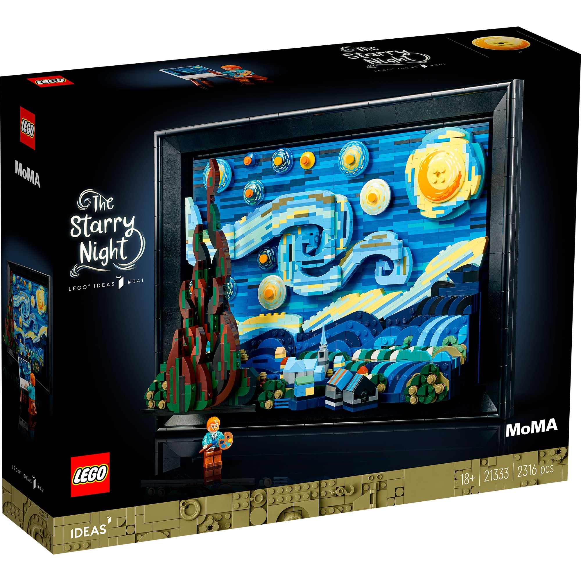 LEGO Konstruktionsspielzeug Ideas Vincent van Gogh – Sternennacht
