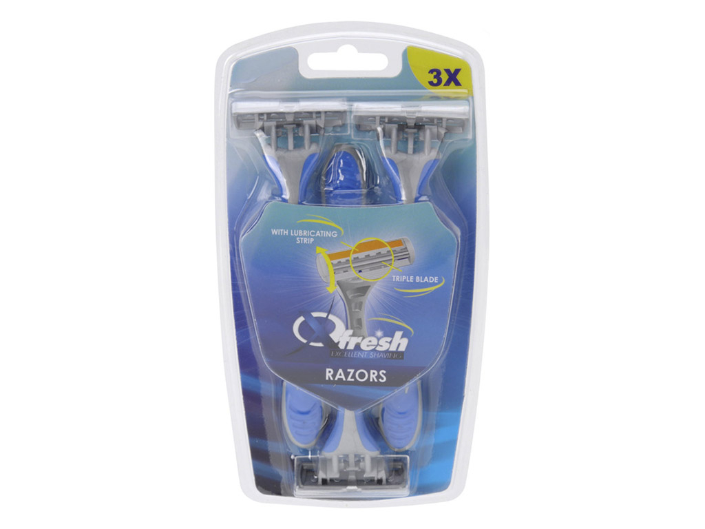 Qfresh mannen scheermesjes set