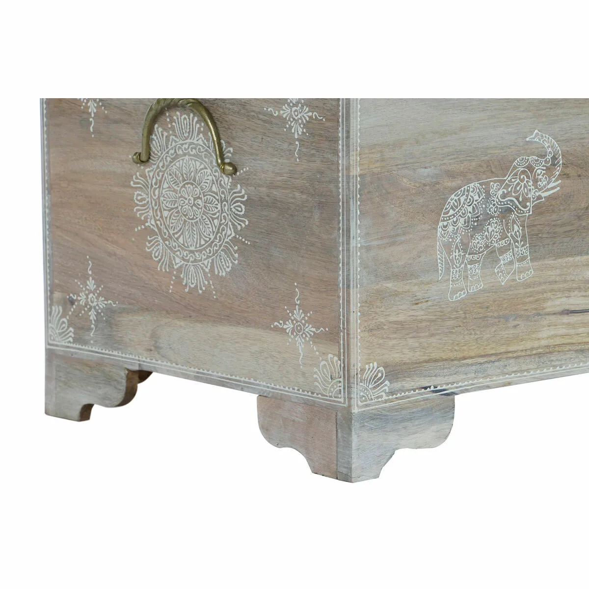 DKD Home Decor Coffre naturel