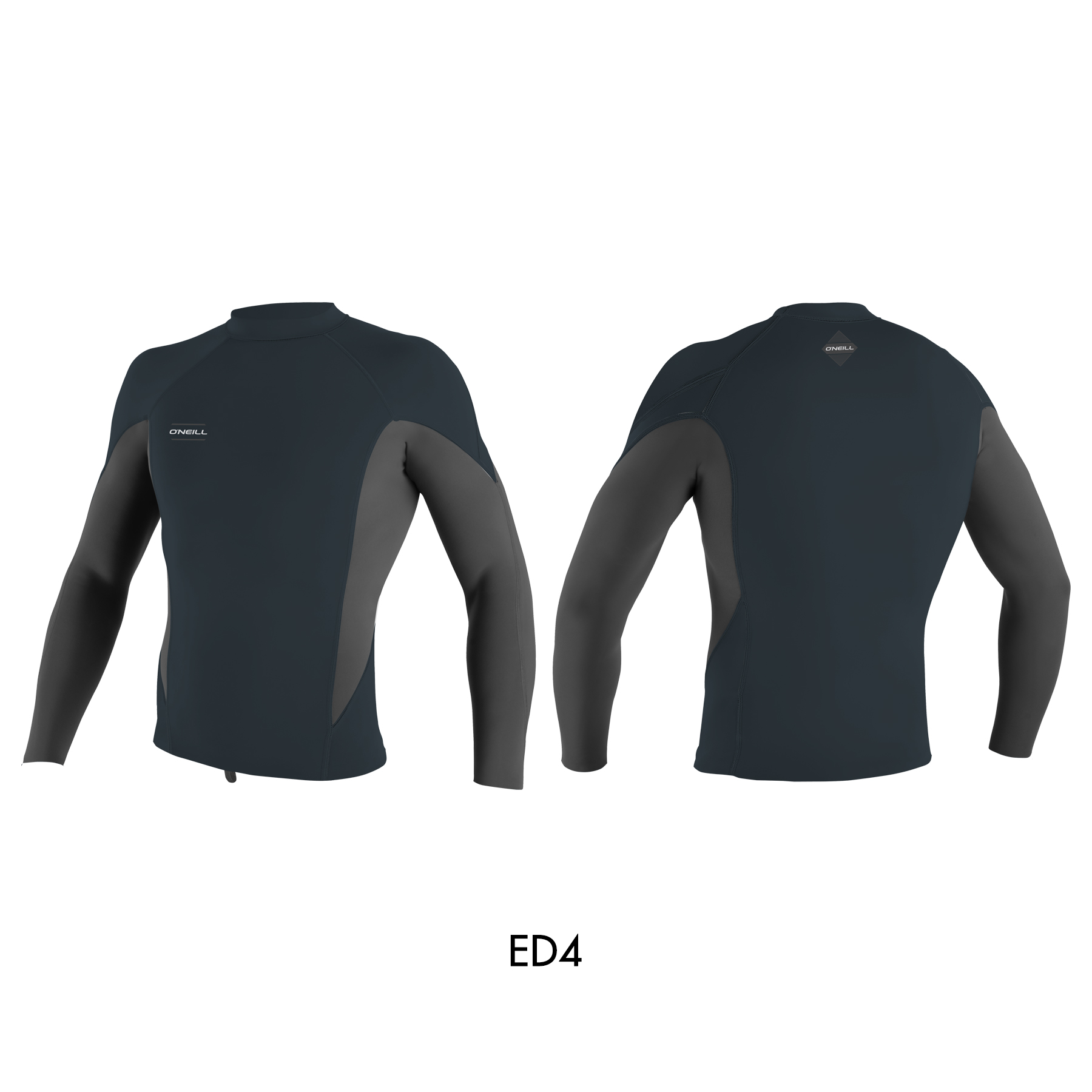 O'Neill Hyperfreak 0.5mm L/S Top DSTYBLU/GRAPH/BLK