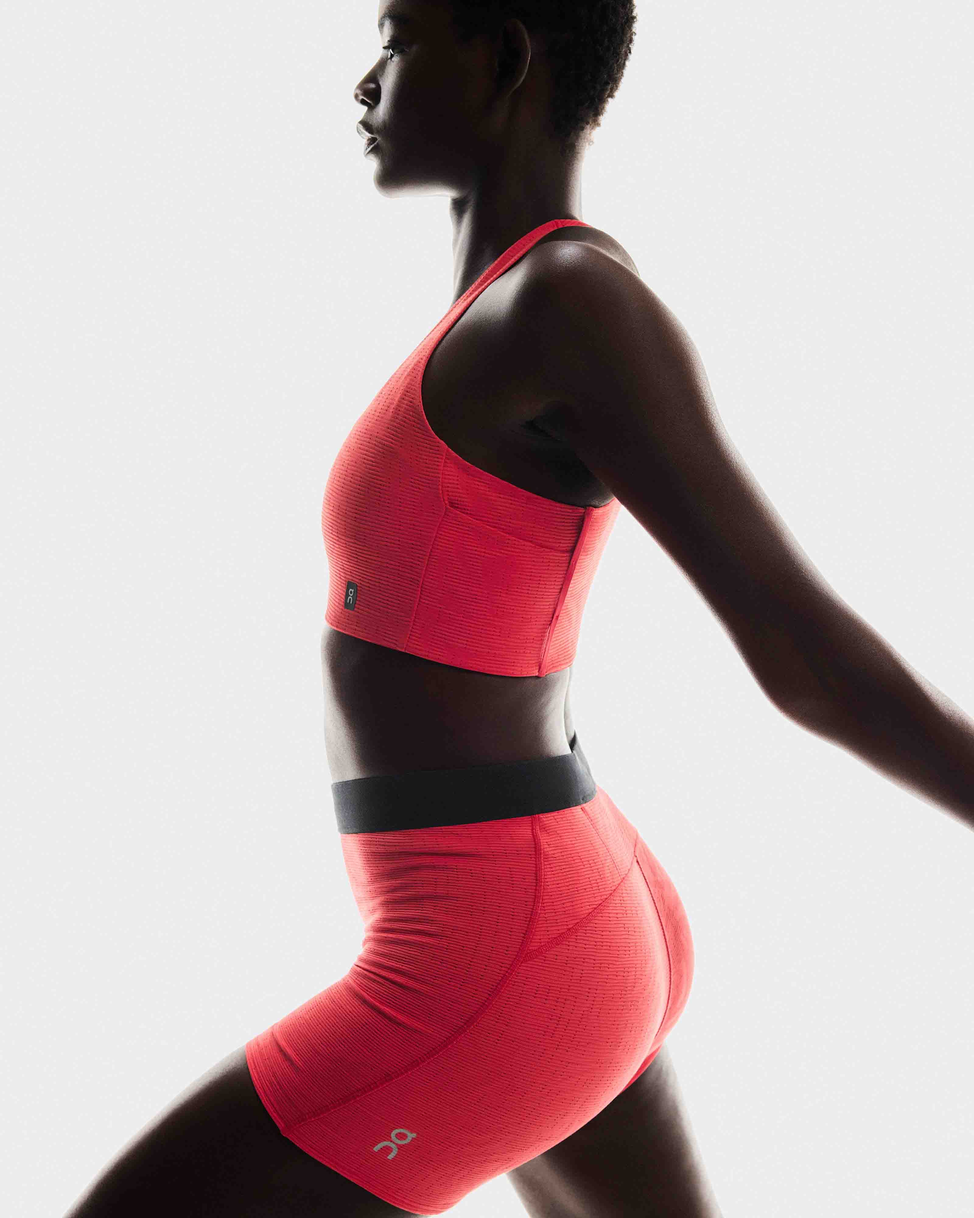 Pace Tights Short Dame Red