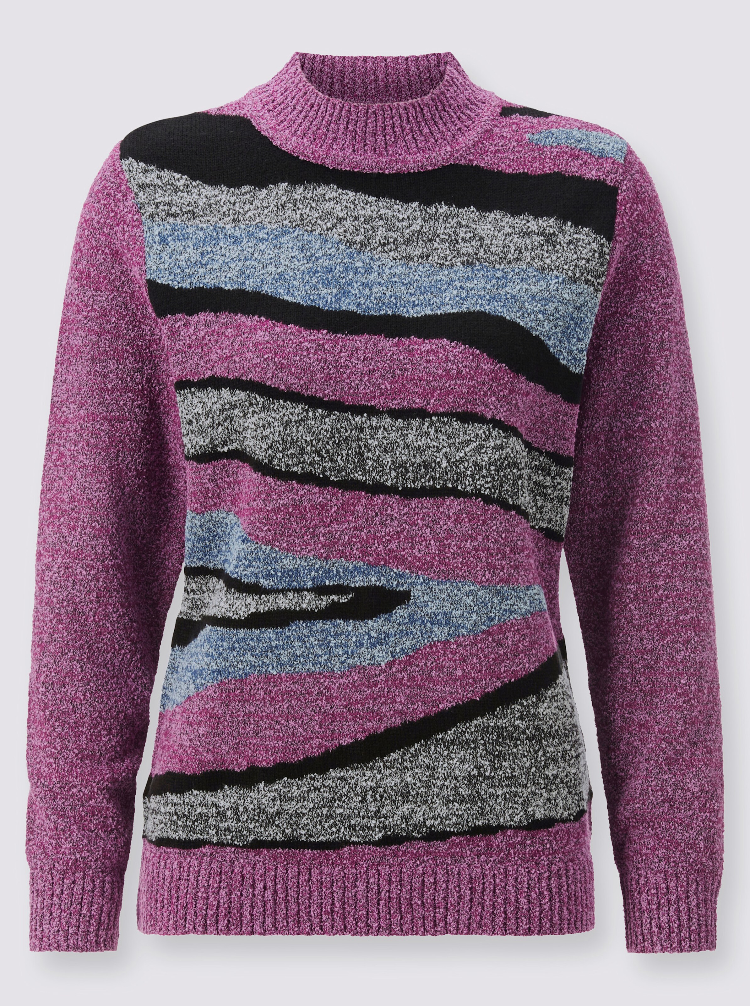 Stehkragenpullover