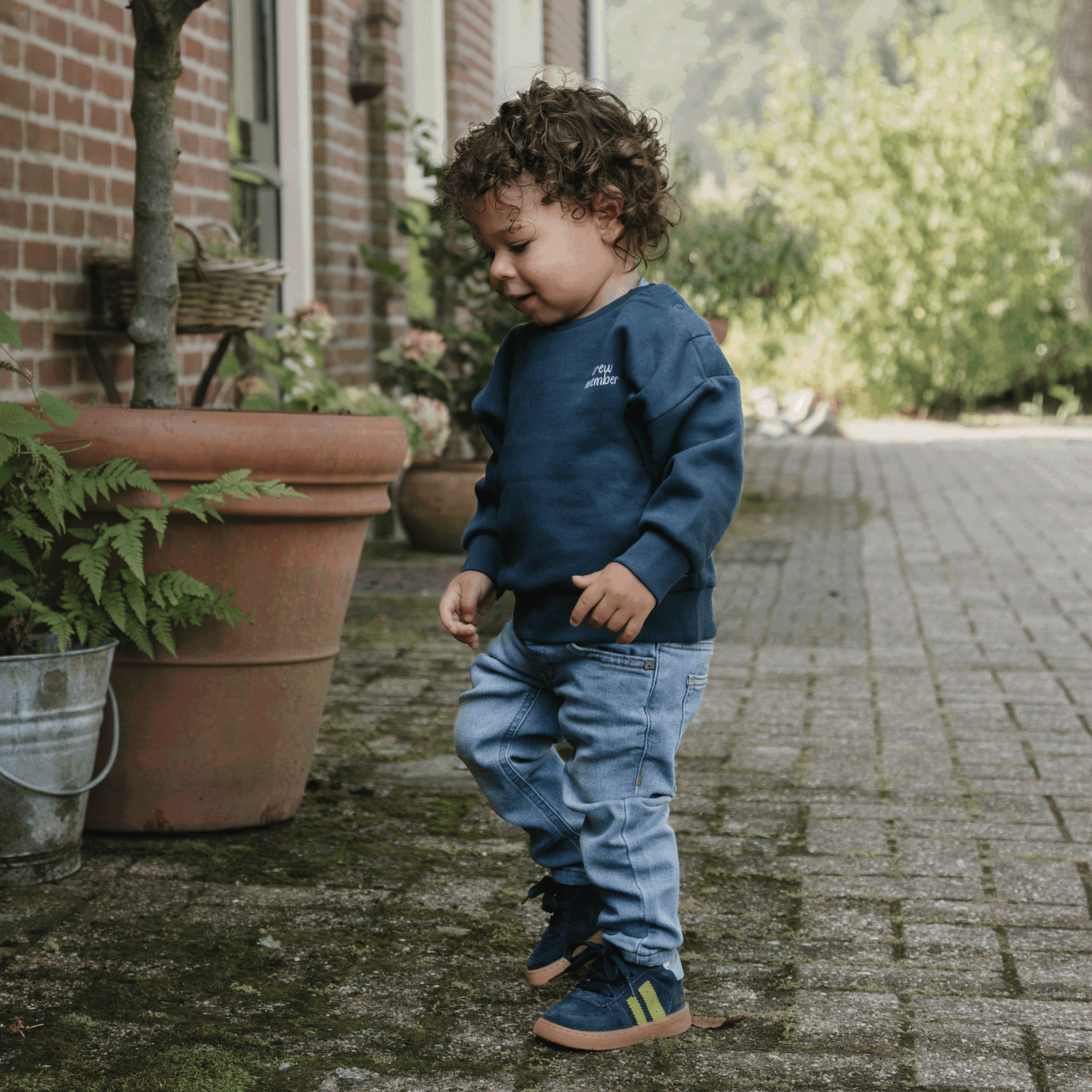 Shoesme blauw suède sneakertje Microfiber leer, Suède | Sale