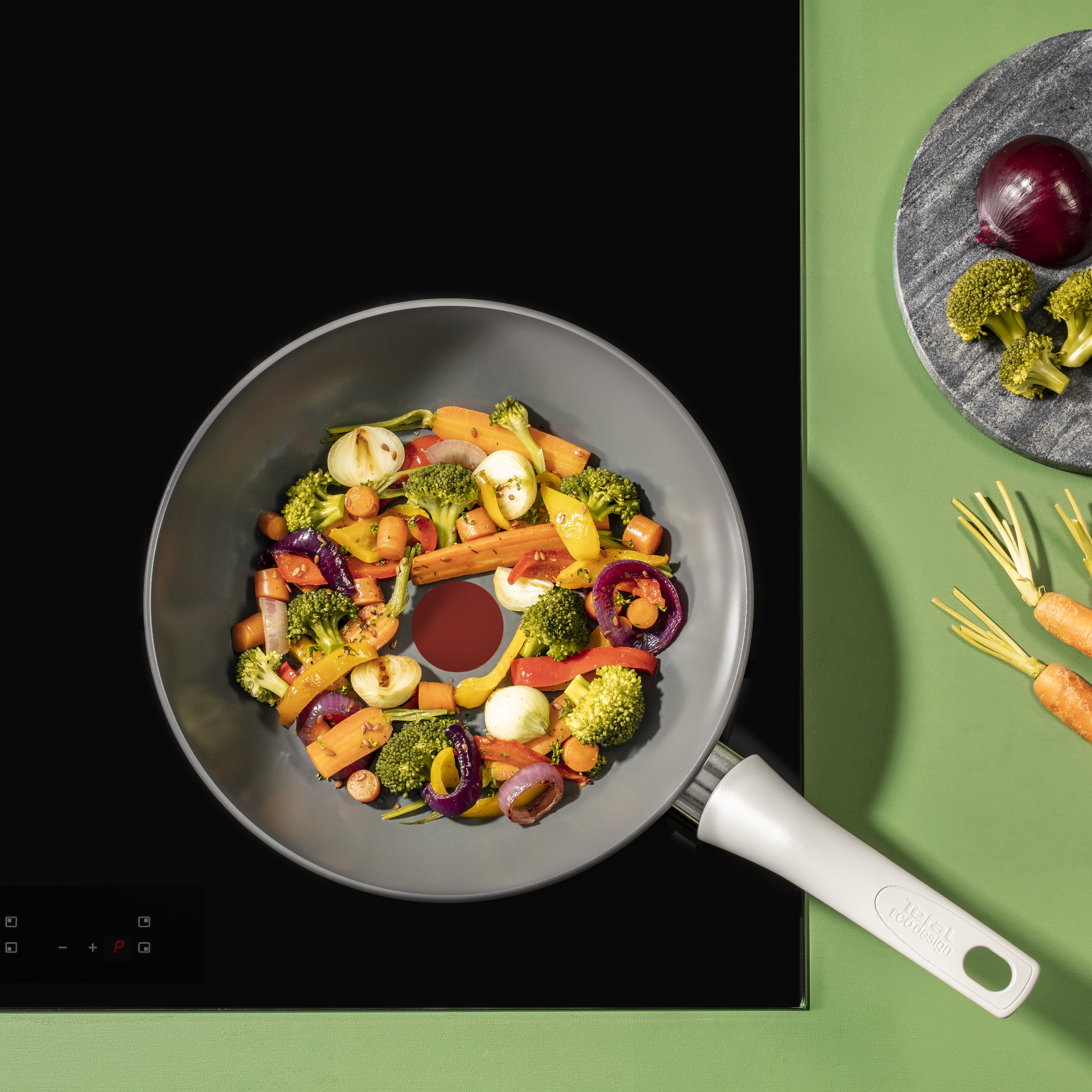 Renew ON keramische wokpan 28 cm - inductie