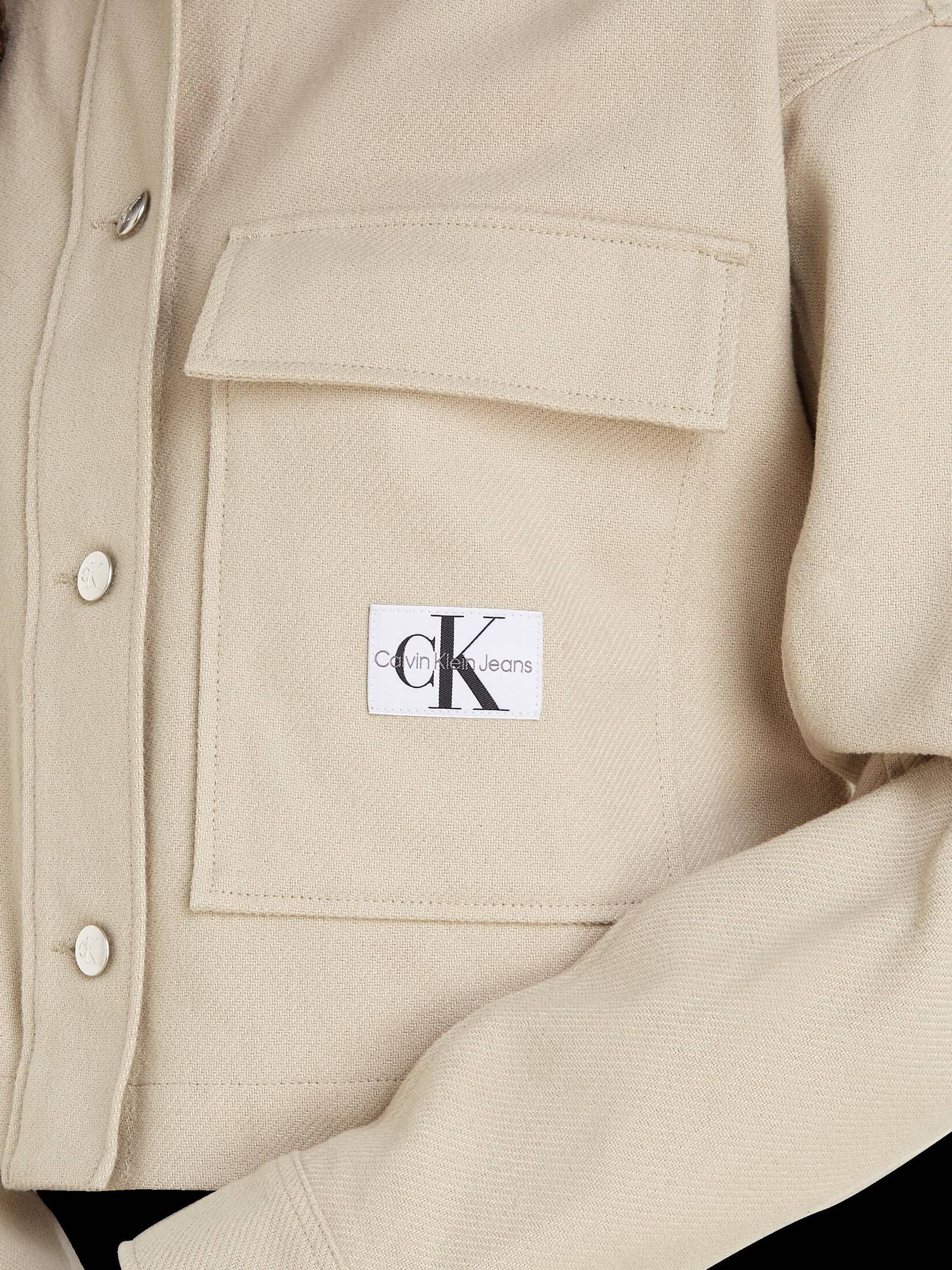 CALVIN KLEIN JEANS| Damen Hemdjacke FLANNEL OVERSHIRT