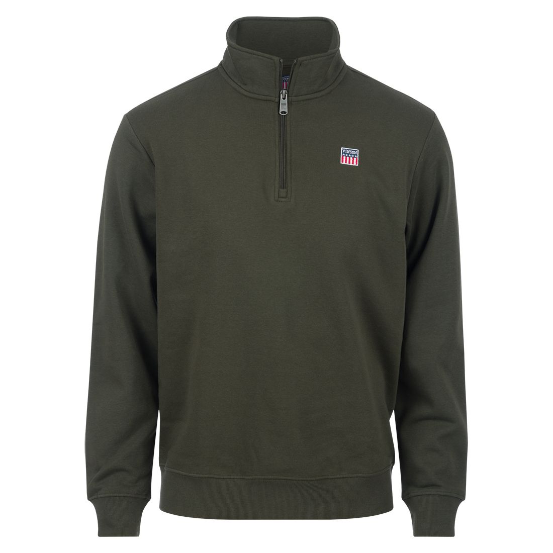 Genser med half zip Glyn
