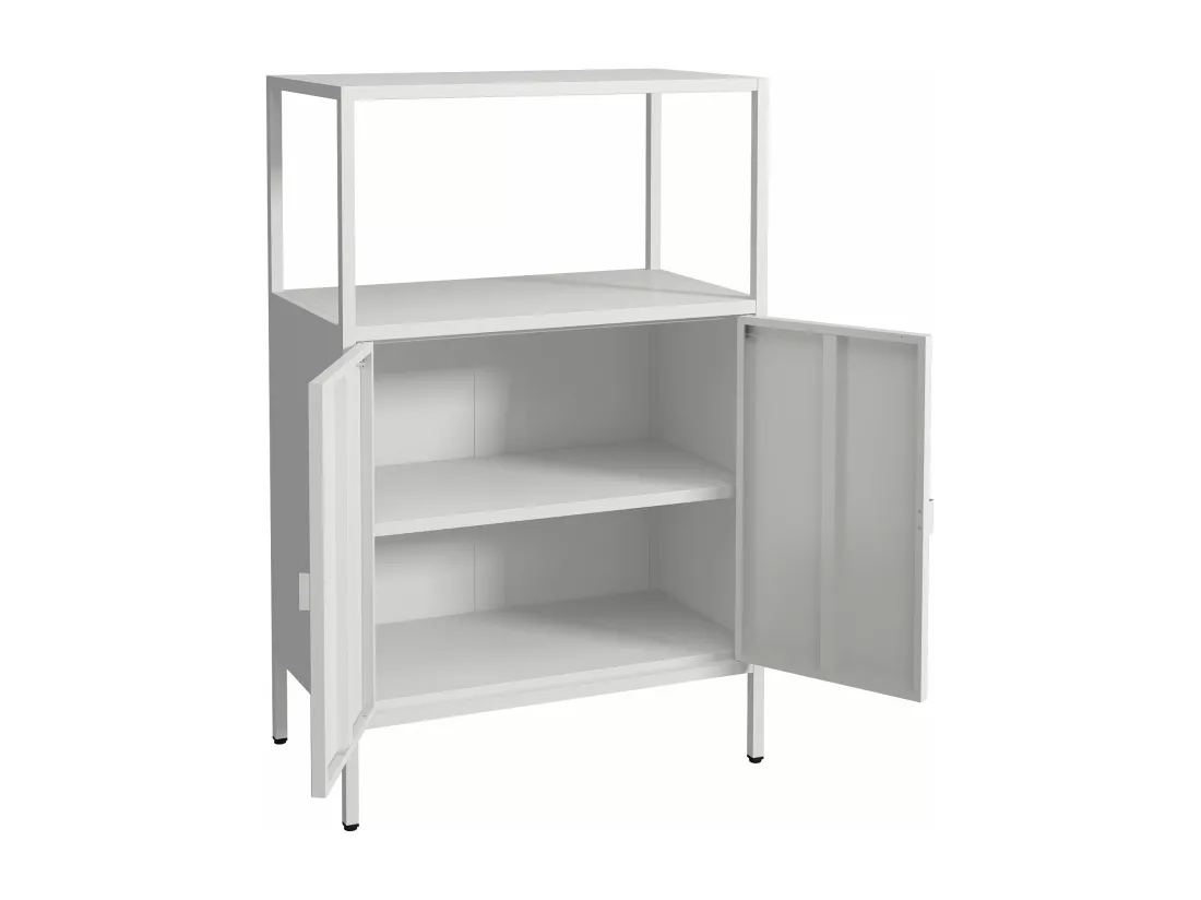 Armoire de bureau casier grise 70 x 40 x 110 cm 03_0006317