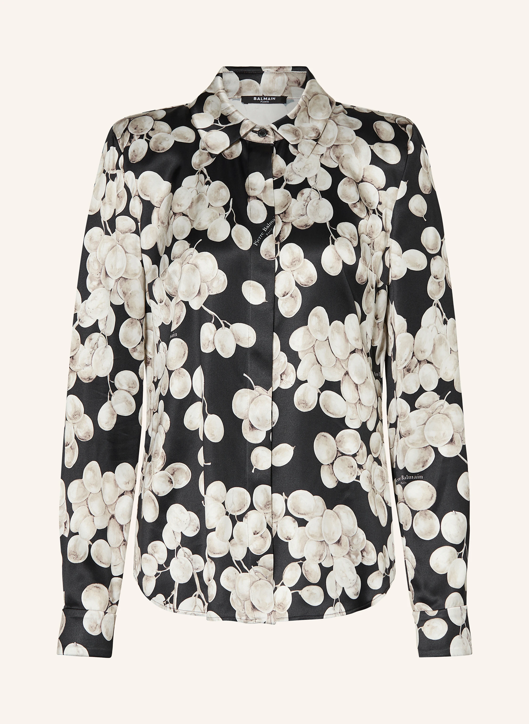 BALMAIN Hemdbluse aus Satin