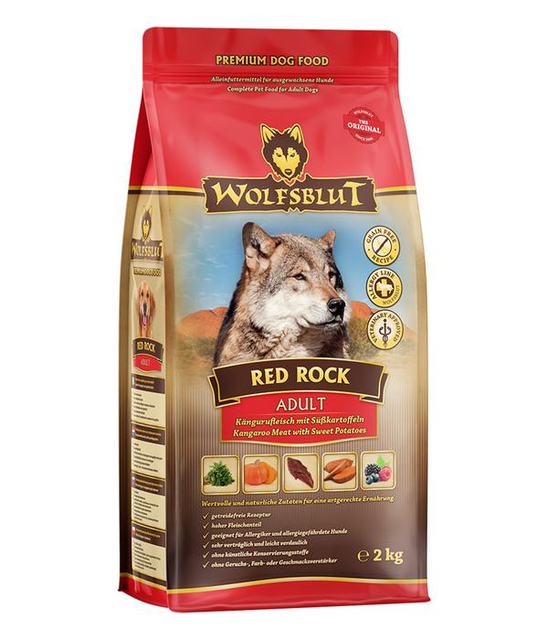 WOLFSBLUT Trockenfutter für Hunde Red Rock,
