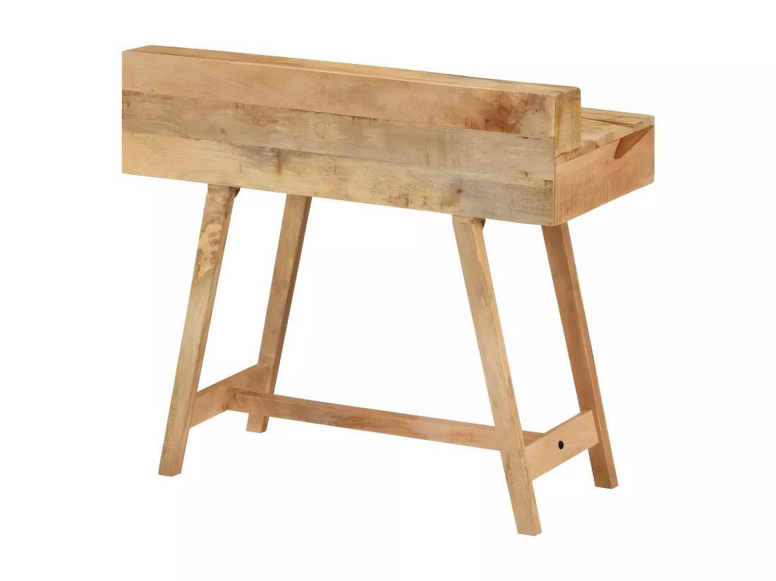 Bureau 100x45x90 cm Bois de manguier brut solide