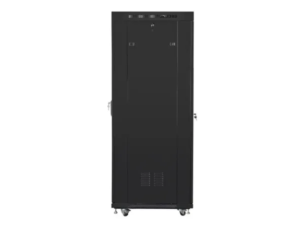 Lanberg - Rack kabinet - med display, 4 køleblæsere - sort, RAL 9004 - 37U - 19