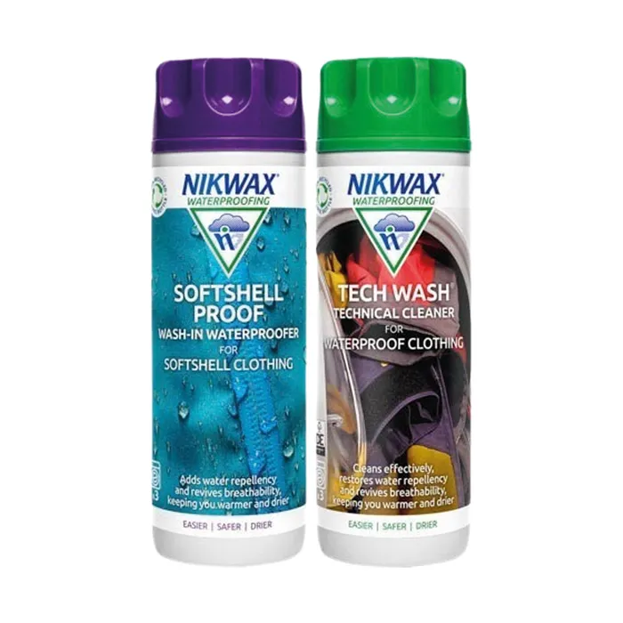 Nikwax Softshell Proof en Tech Wash (300ml)