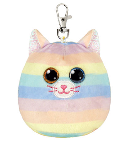 Ty N?glering m. Bamse - Squishy Beanies - 9 cm - Heather