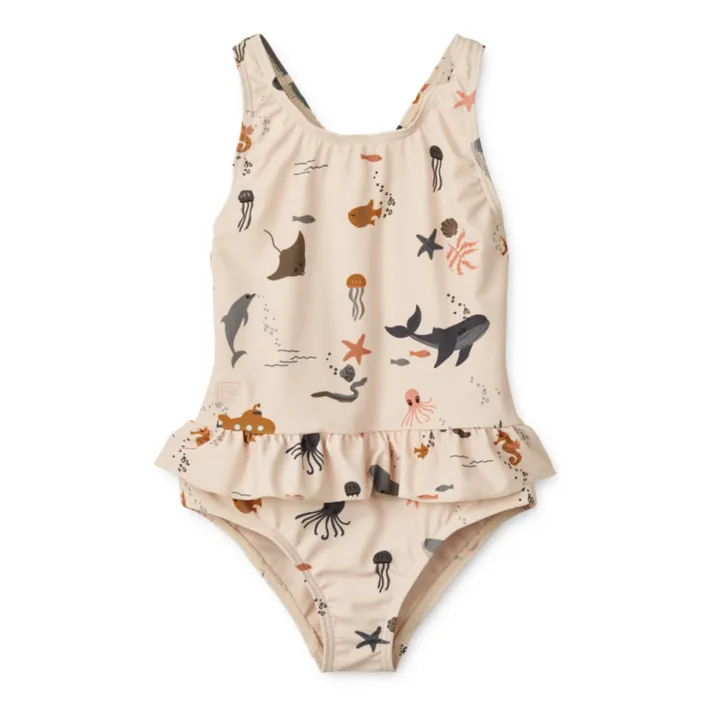 Liewood Maillot 1 Pièce Amara Jupette | Ecru