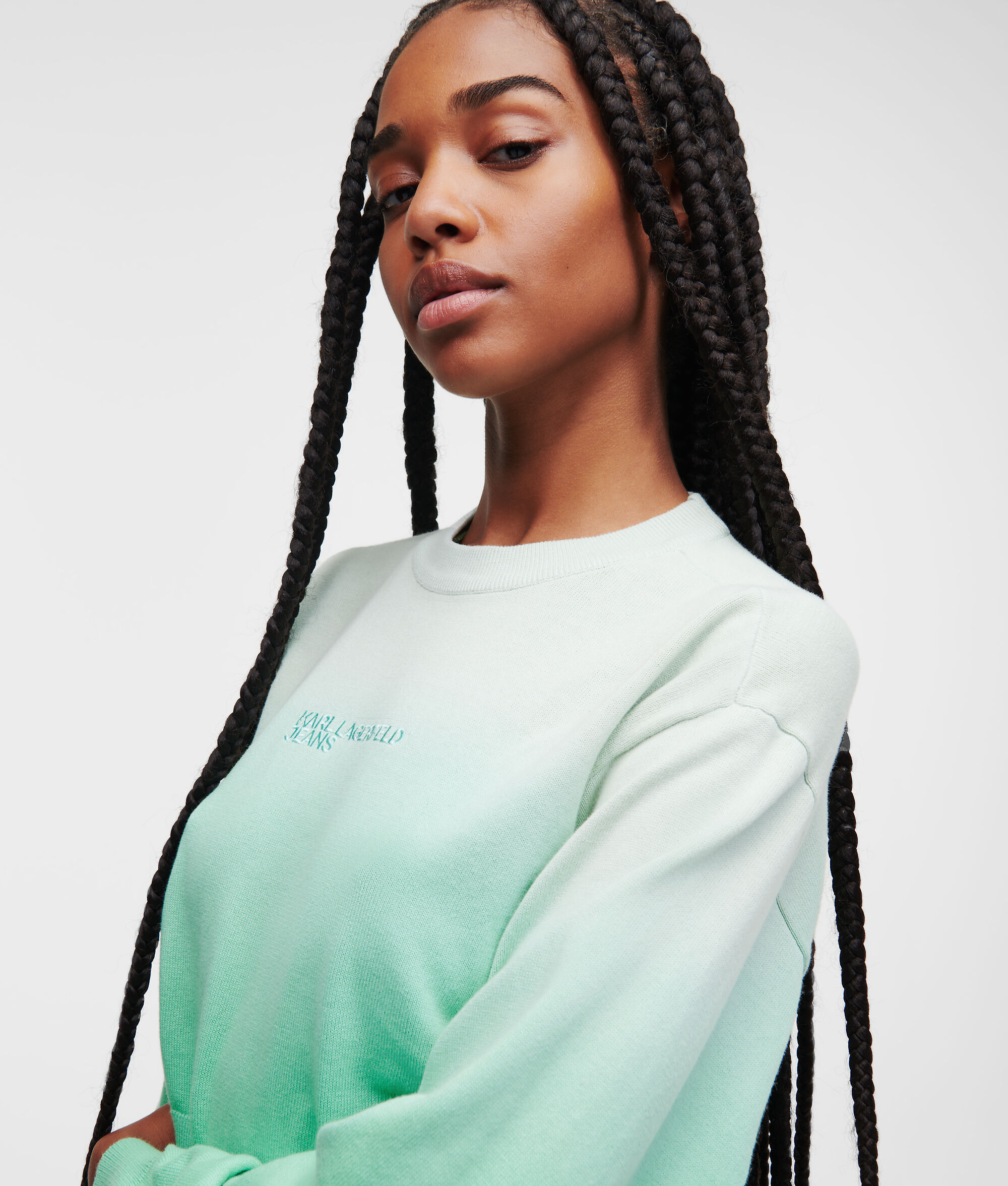 PULL CROPPED OMBRE KLJ