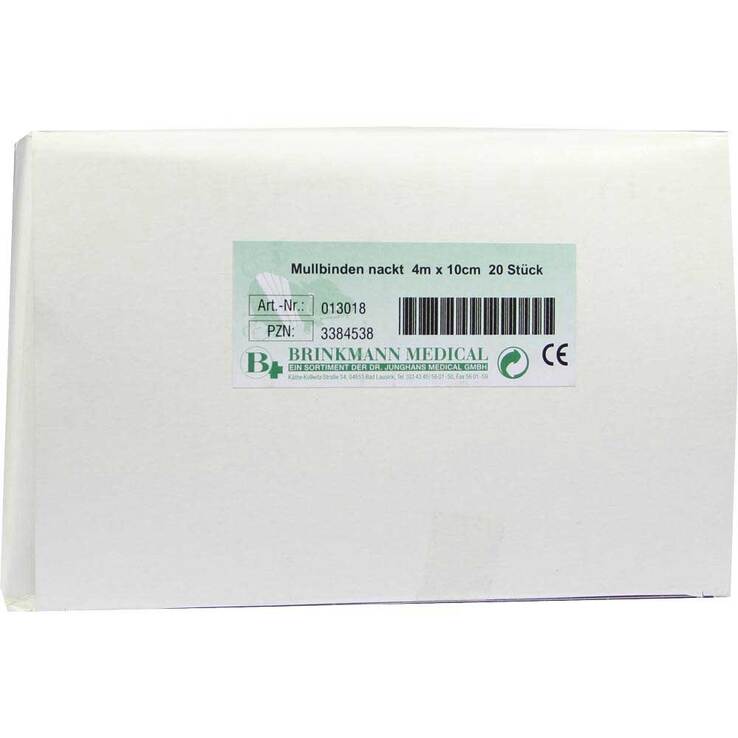 Mullbinden 4mx10cm unverpack, 20 St