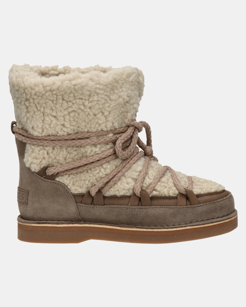 Shabbies Amsterdam Gevoerde boots  - taupe