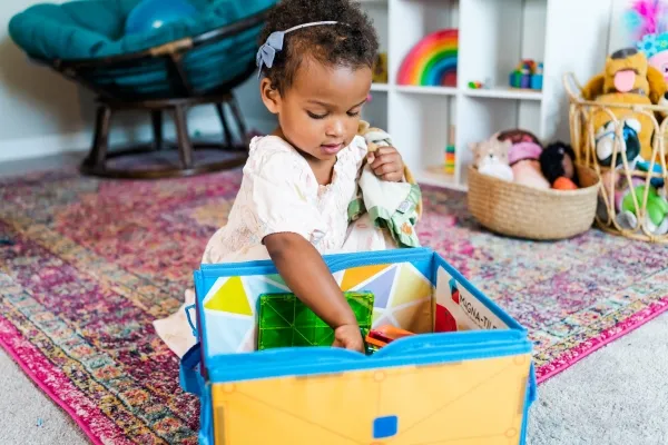 Magna-Tiles storage bin