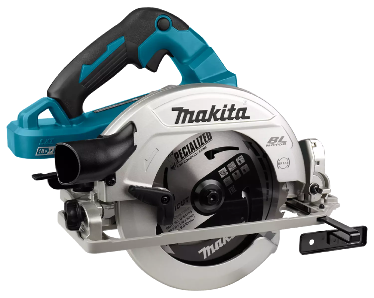 Makita DHS782ZJ 36V (2x 18V) Li-Ion Accu Cirkelzaag body in Mbox - 190mm - koolborstelloos