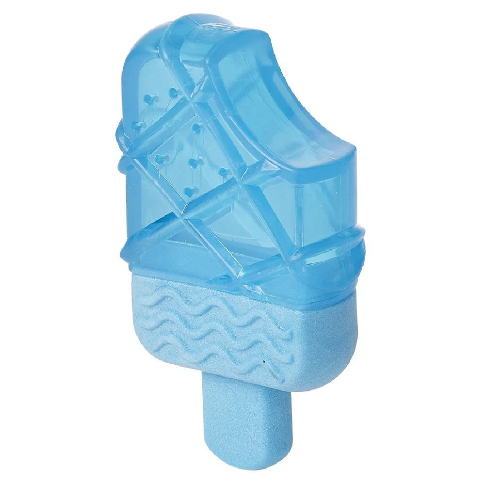 Jouet pour chien rafraîchissant forme glace bleu caoutchouc L13cm