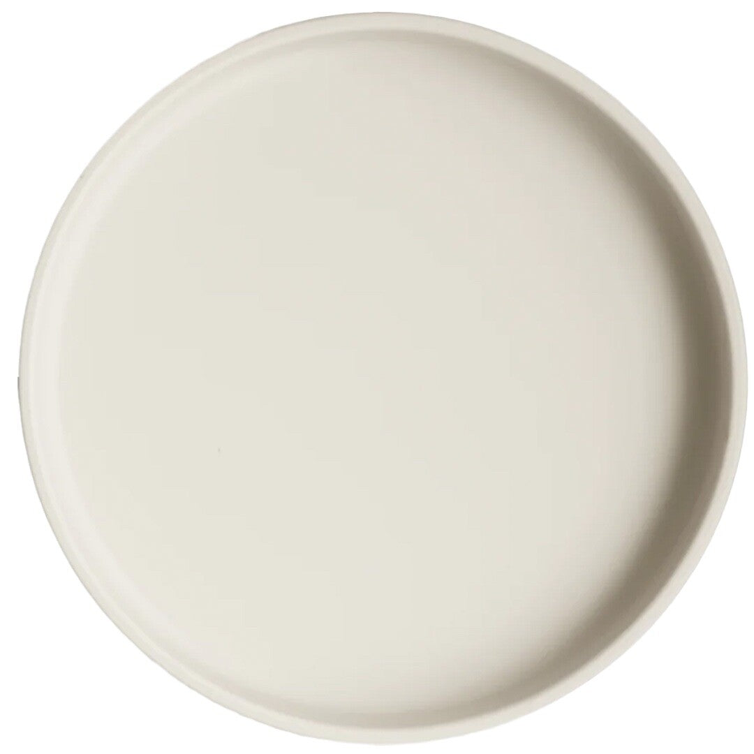 Mushie siliconen bord met zuignap - ivory