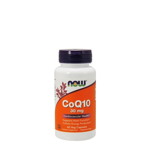 Now CoQ10 30mg 60 cápsulas
