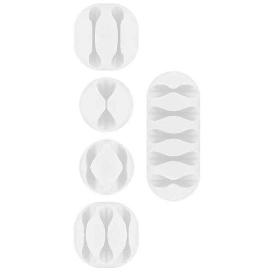Goobay Set Cable Management - Blanc