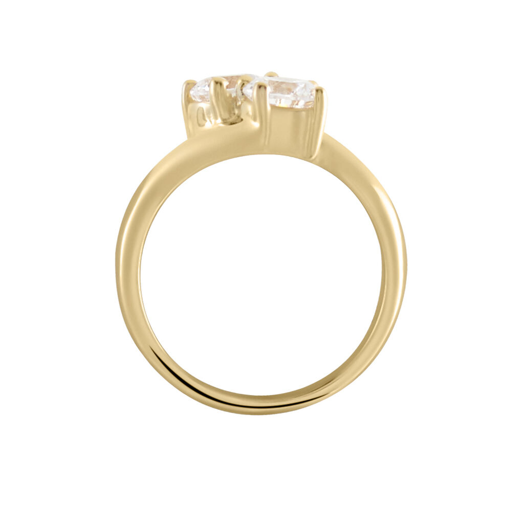 Bague Laban Plaqué Or Oxyde