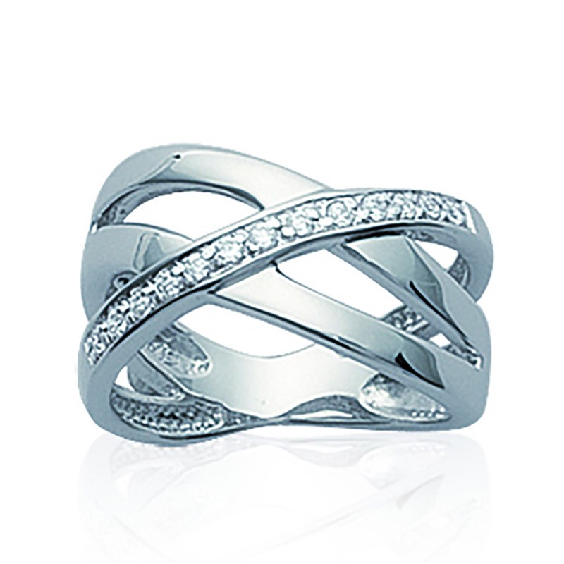 Bague Femme - Argent 925 - Oxyde de zirconium